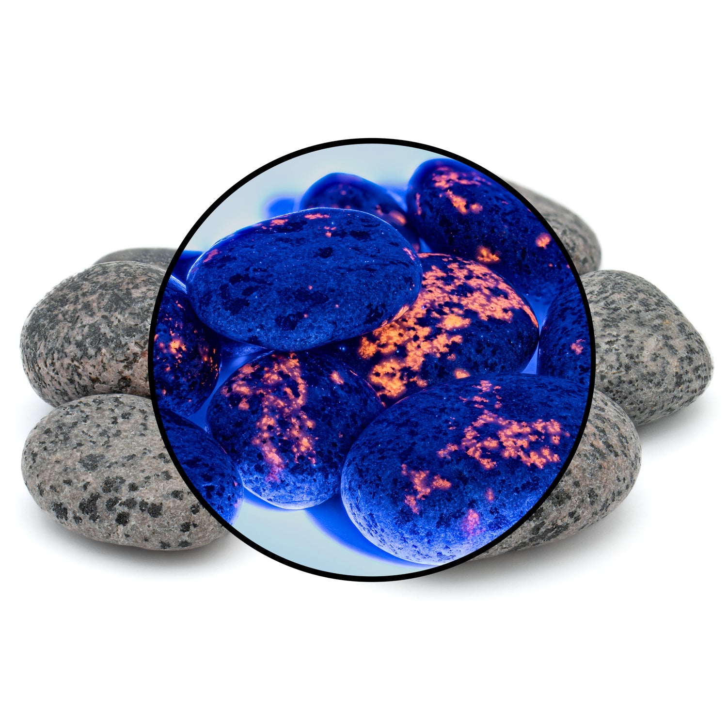 Shining Syenite - UV Glow Rocks