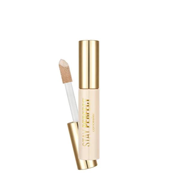 Flormar Stay Perfect Concealer: High Pigment, 24-Hour Coverage, Semi-Matte Finish - Camouflages Dark Circles & Blemishes for All Skin Types