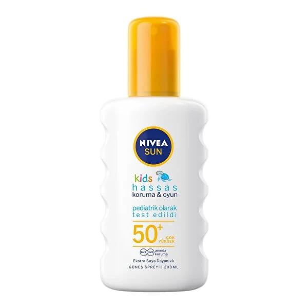 Nivea Sun Kids Sensitive Protection Sunscreen Spray SPF 50+ - 6.76 fl oz