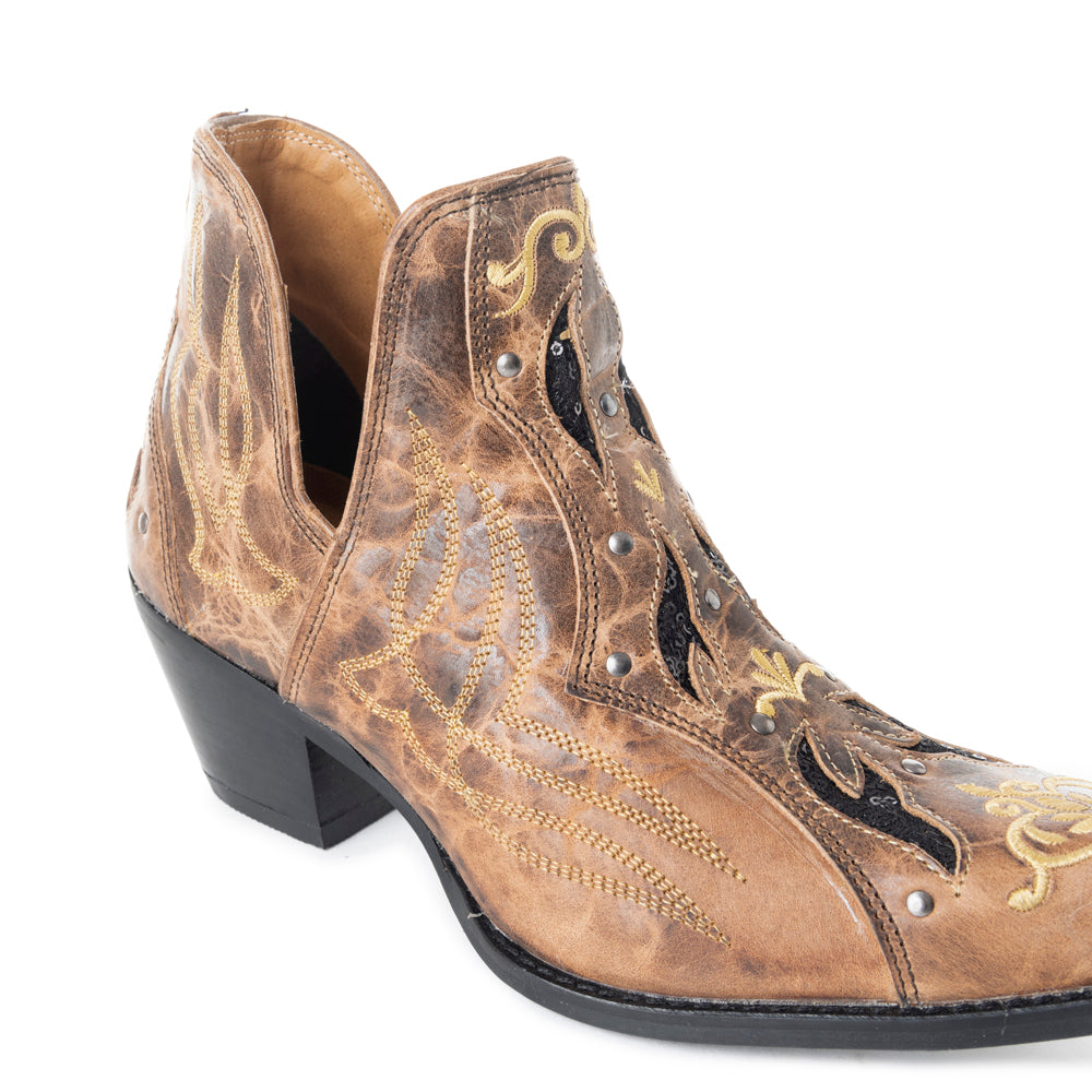 Tentor Western Leather Booties - PhishStones Products