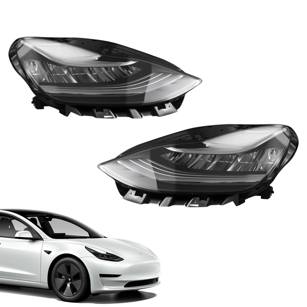 Full LED Headlight Replacement for Model 3 (17-20) & Model Y (20-21) 丨1077371/1077372