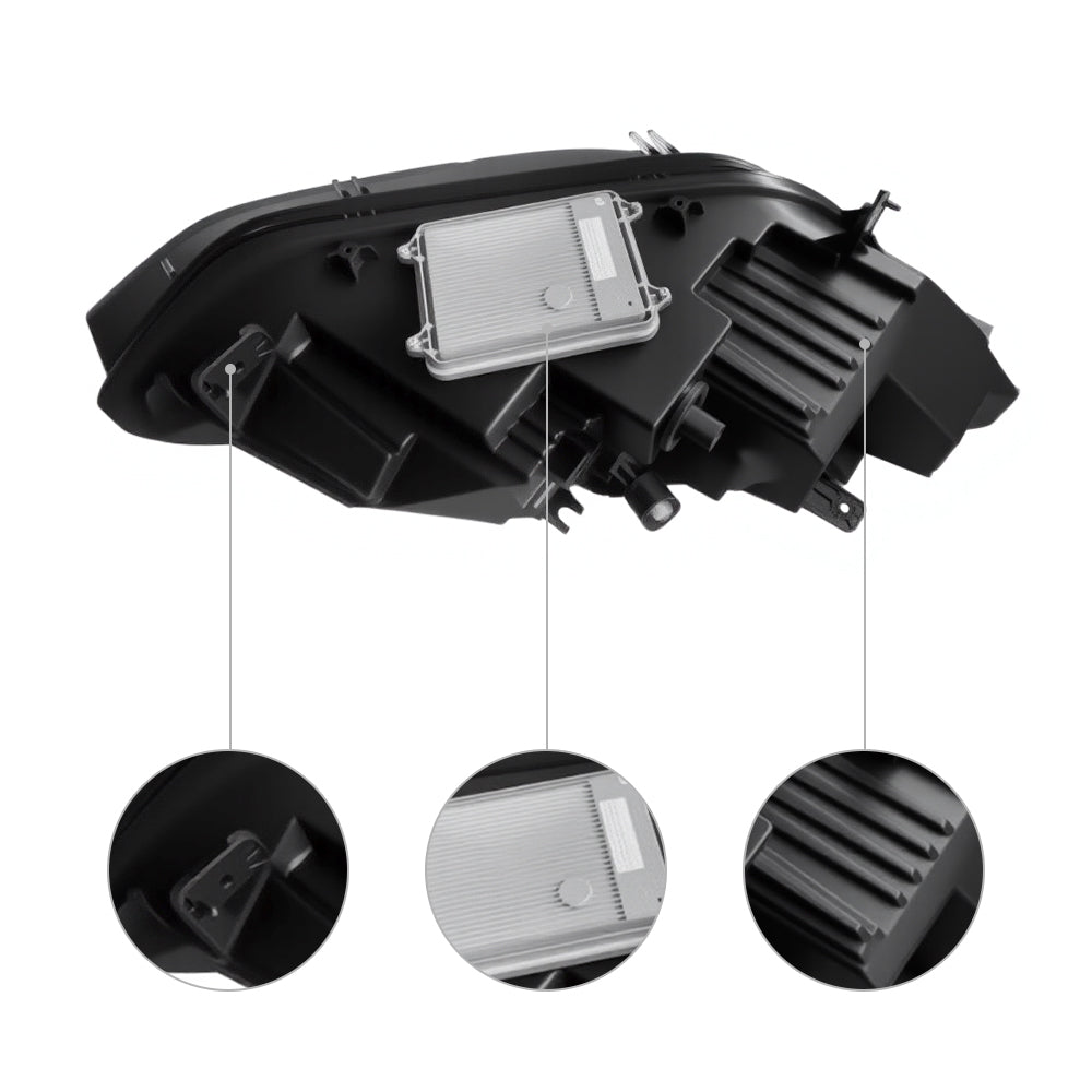 TESERY LED Headlight Replacement for Model X (16-23)