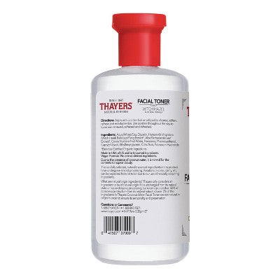Thayers Natural Remedies Witch Hazel Alcohol Free Toner Coconut Water 12oz - New - PhishStones Products