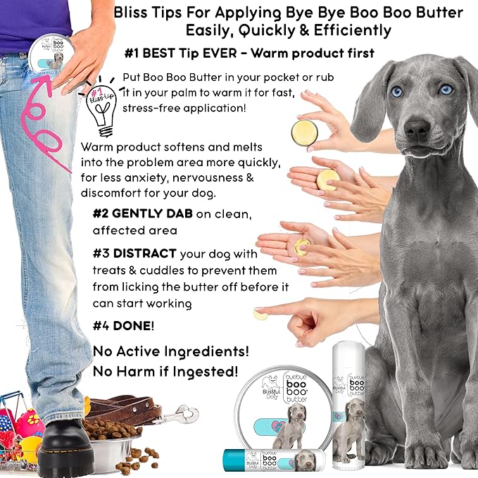 The Blissful Dog .50 oz Tube Weimaraner Booboo Butter - PhishStones Products