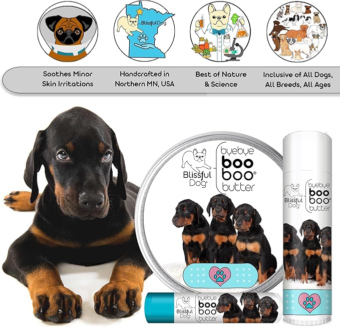 The Blissful Dog Doberman Pinscher Boo Boo Butter, 2 - Ounce - PhishStones Products