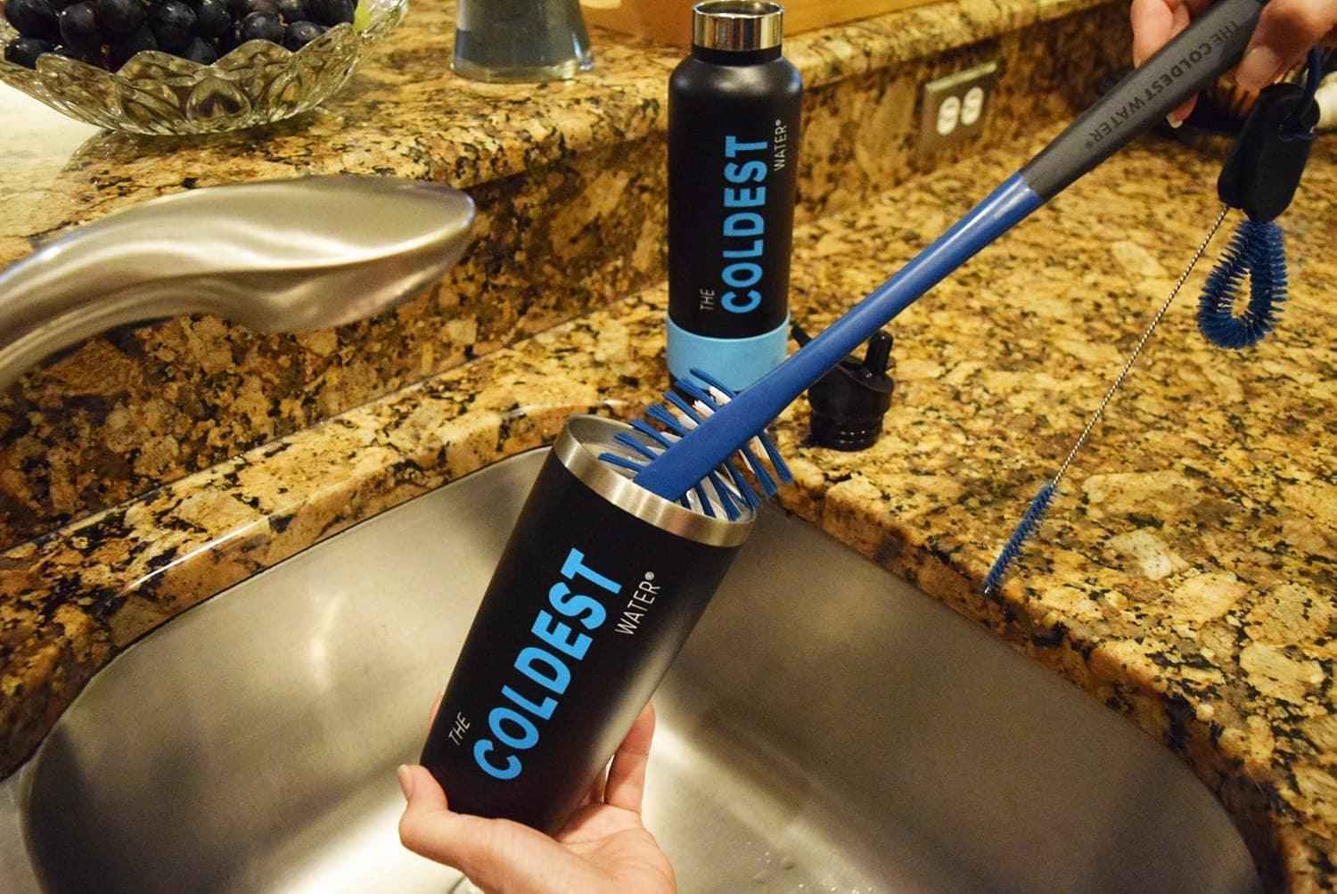 The Coldest Water Bottle Brush: 3 Tools in 1 - PhishStones Products