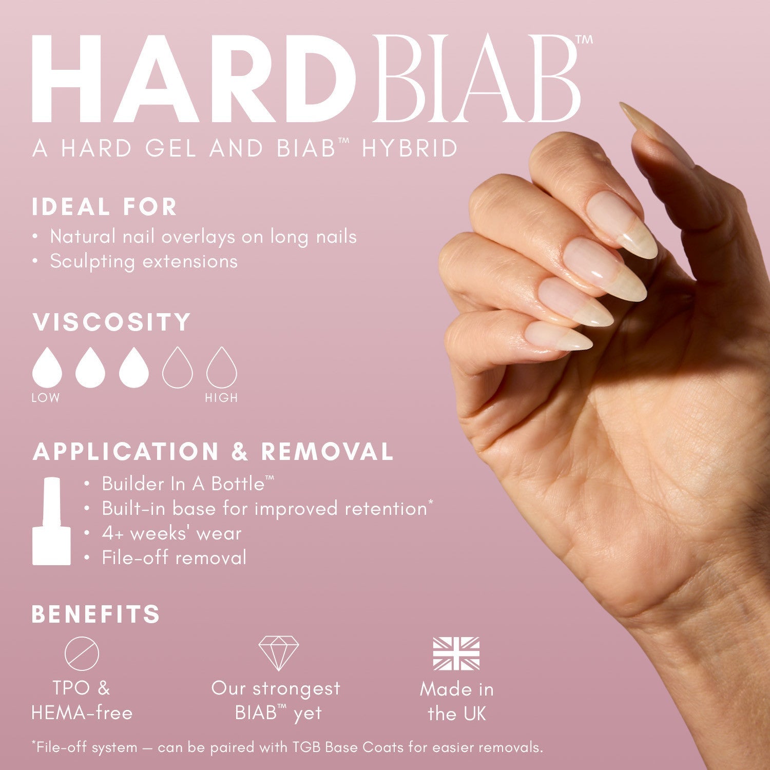 The GelBottle - 17 Hard Builder Gel BIAB, 20ml