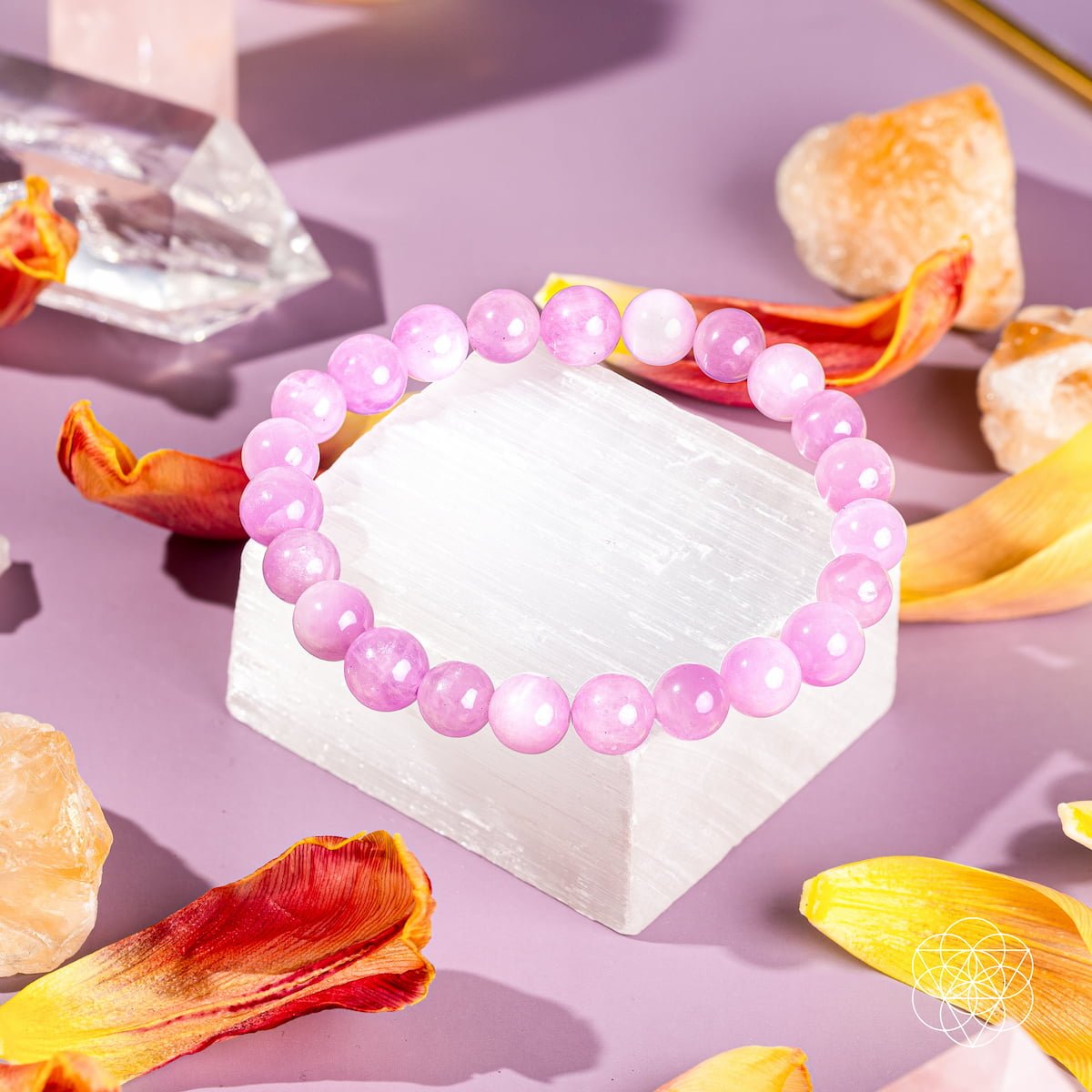 The Heart Reset - Rare Pink Kunzite Bracelet - PhishStones Products