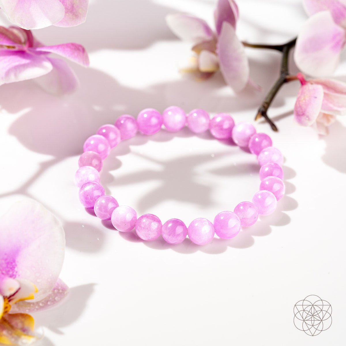 The Heart Reset - Rare Pink Kunzite Bracelet - PhishStones Products