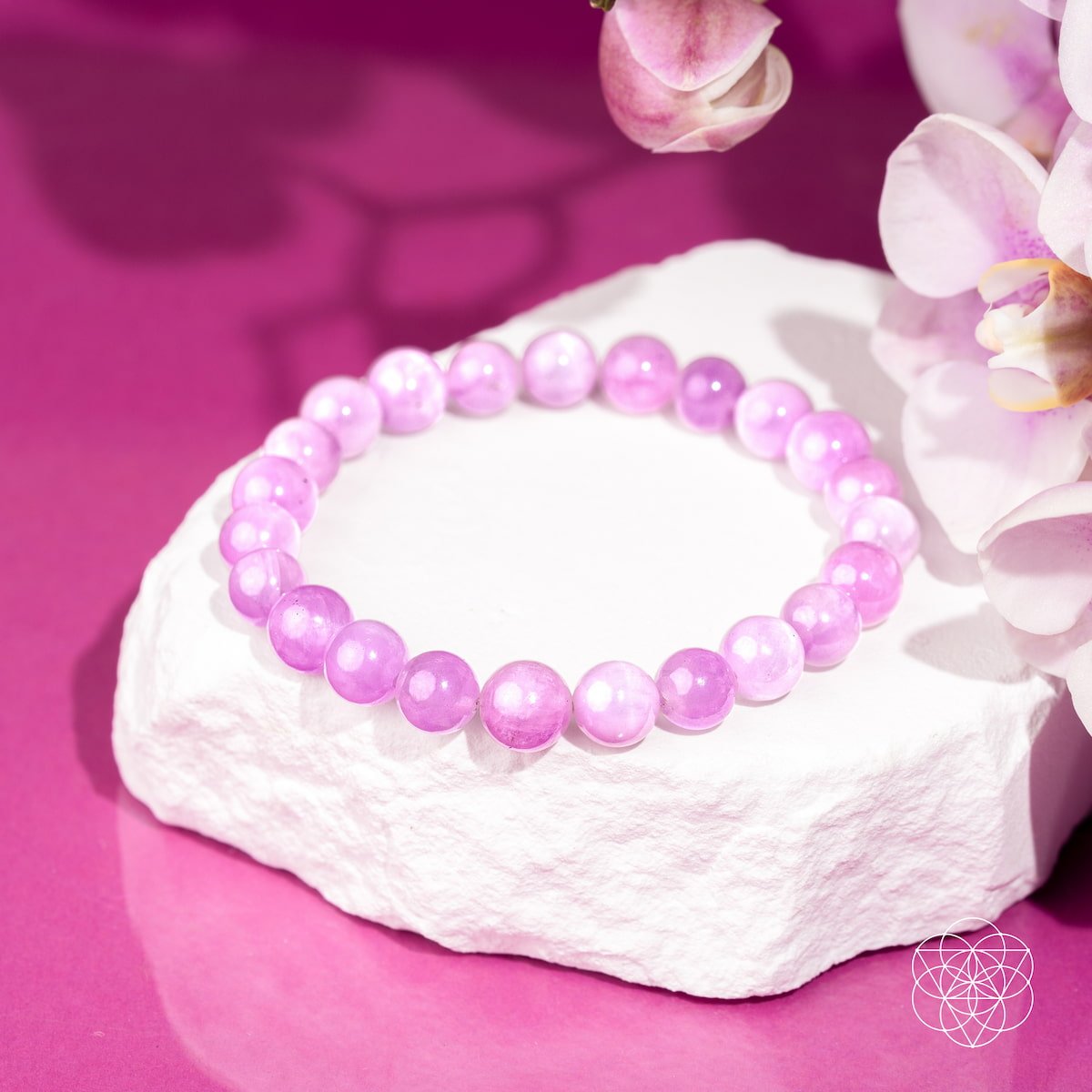 The Heart Reset - Rare Pink Kunzite Bracelet - PhishStones Products