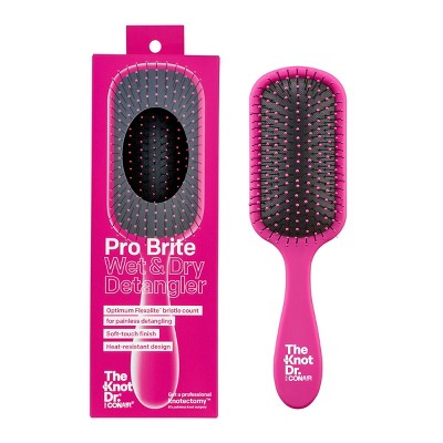 The Knot Dr. for Conair Pro Brite Wet & Dry Detangling Hair Brush Pink - Imperfect Box - PhishStones Products