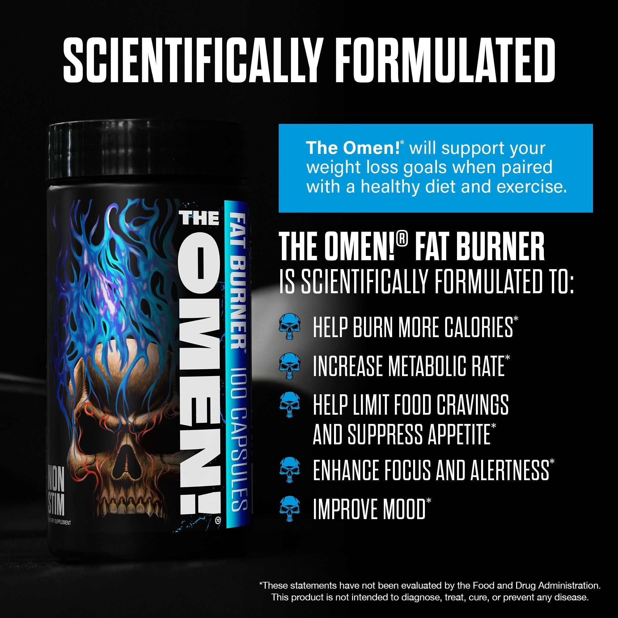 The Omen! Stim - Free Fat Burner - PhishStones Products