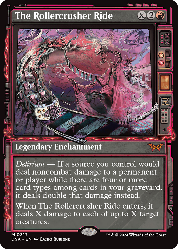 The Rollercrusher Ride (DSK - 317) - Duskmourn: House of Horror: (Showcase) Foil - PhishStones Products