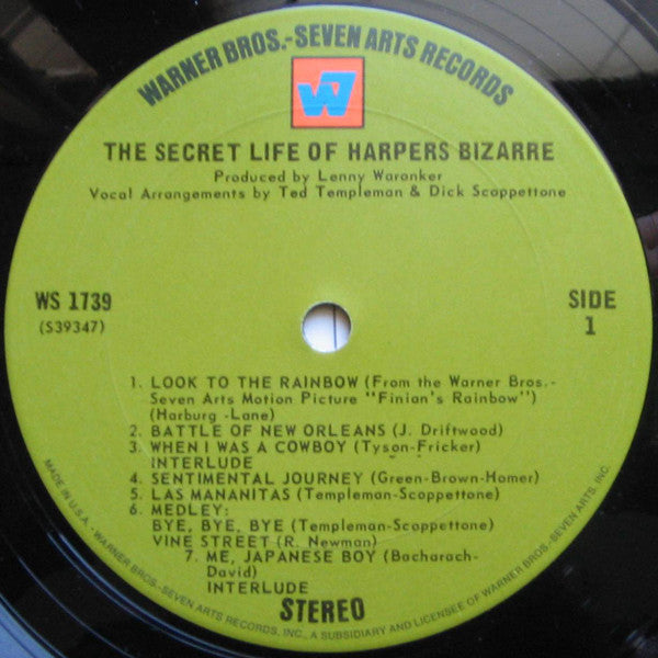 The Secret Life Of Harpers Bizarre | Near Mint (NM) Near Mint (NM) - PhishStones Products