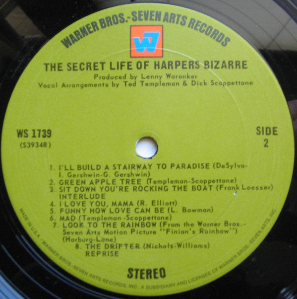 The Secret Life Of Harpers Bizarre | Near Mint (NM) Near Mint (NM) - PhishStones Products