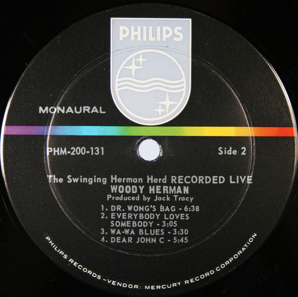 The Swinging Herman Herd Recorded Live | Near Mint (NM) Very Good Plus (VG+) - PhishStones Products