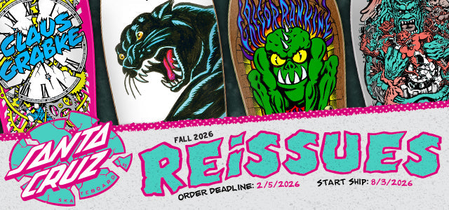 **Pre-Order** SANTA CRUZ GREGOR RANKINE MONSTER 10.39" SKATEBOARD DECK