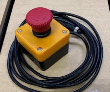 External CNC Emergency Stop Button with 2-Meter Cable