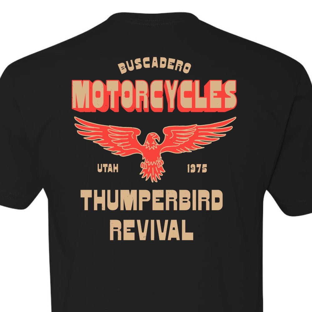 'Thumperbird Revival' Black Lightweight Soft Tee