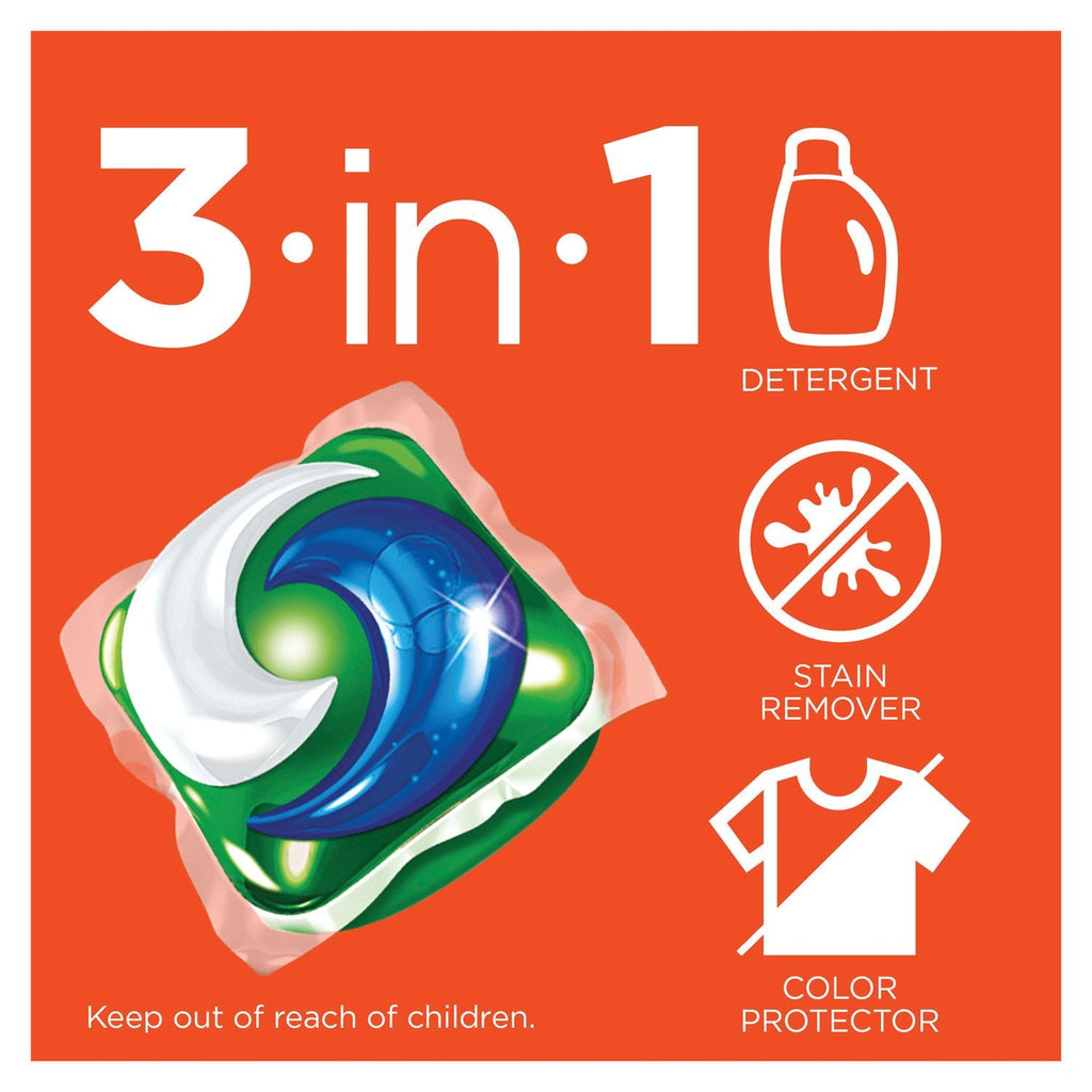 Tide Pods, Laundry Detergent, Clean Breeze, 35/Pack - PhishStones Products