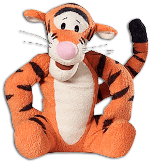 15% OFF! Tigger Stuffed & Squeaky Dog Toys: All Sizes