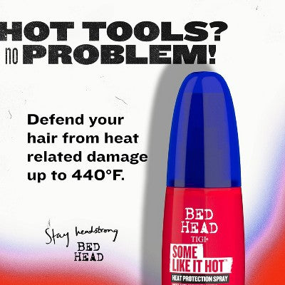 TIGI Bed Head Some Like It Hot Heat Protection Spray for Heat Styling 3.38 fl oz - New - PhishStones Products