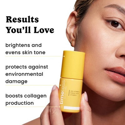 Timeless Skin Care Vitamin C and E Ferulic Acid Serum 4 fl oz - Imperfect Box - PhishStones Products