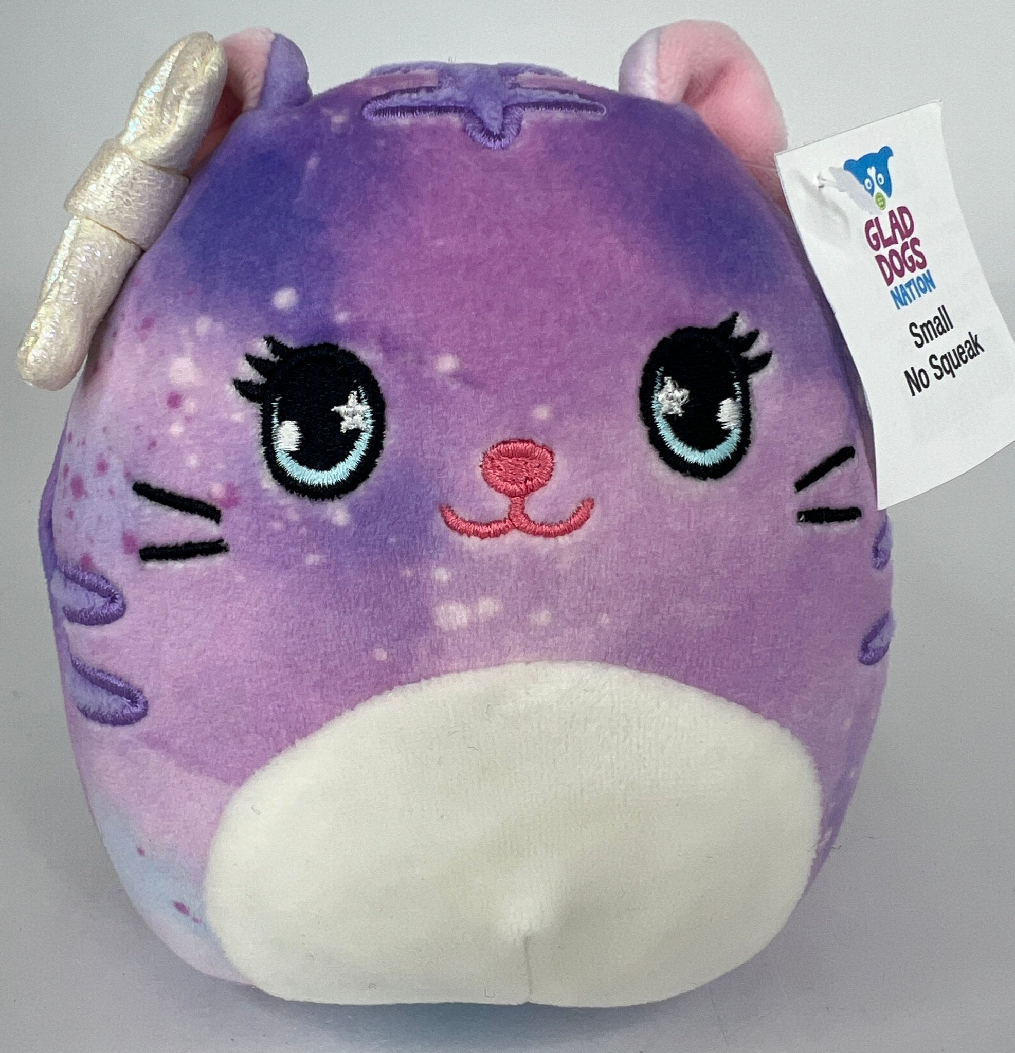 BOGO! Tiny Squishy Cuddlers Super Soft Plush Pet Toys: Squeak & NO Squeak