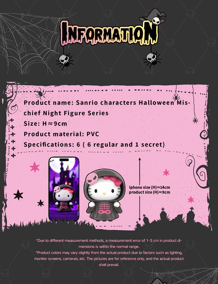 TOP TOY Sanrio Halloween Mischief Night Series Blind Box Figure