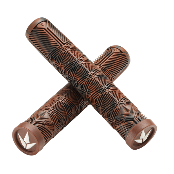 Envy Handgrips V3 (TPR) - Chocolate/Black (Pair)