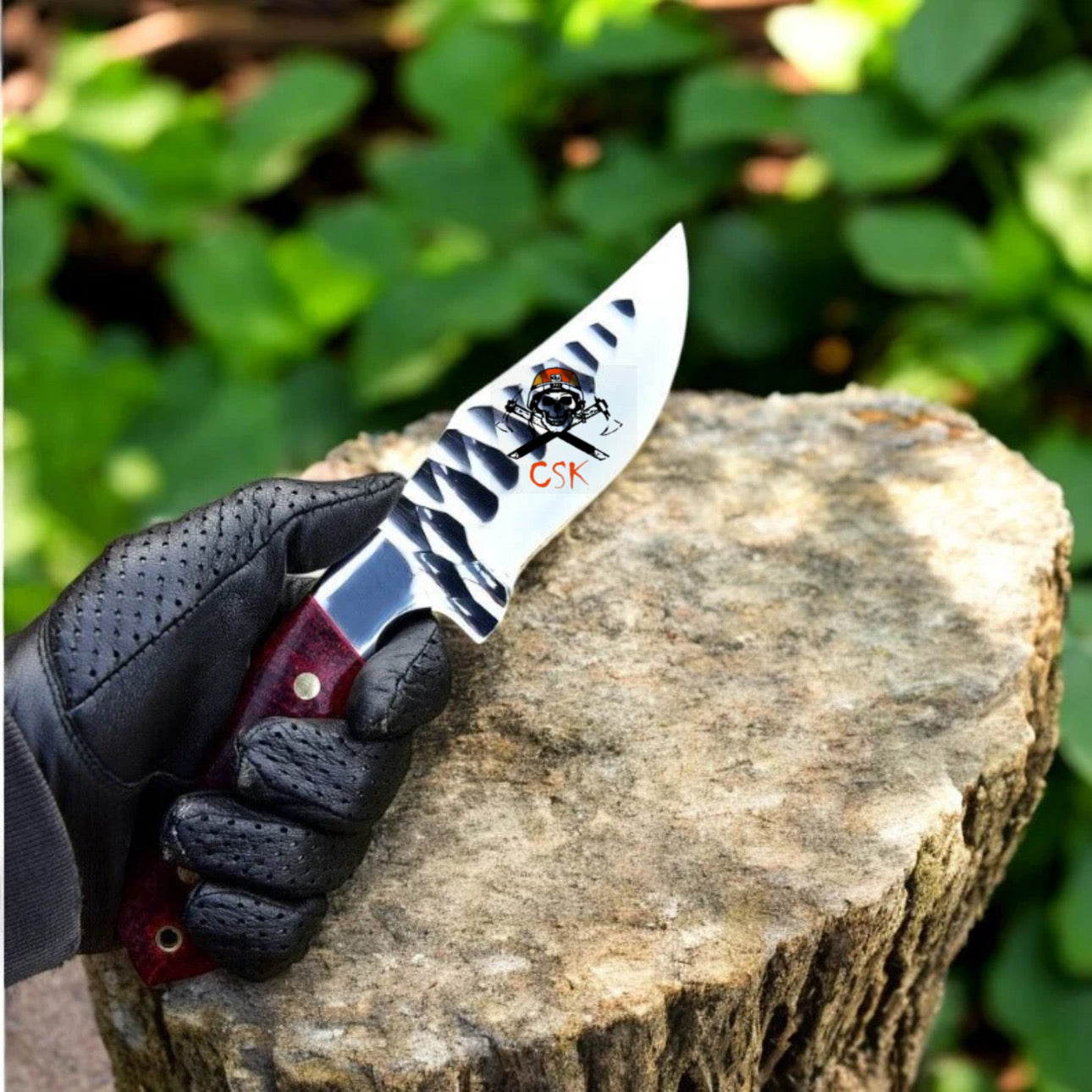 TrailPro Handmade Hunting Knife With Micarta Handle - PhishStones Products