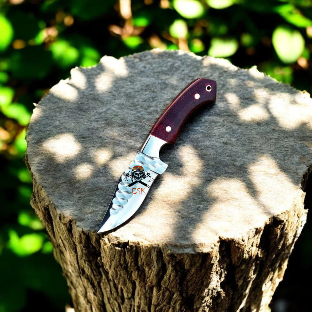 TrailPro Handmade Hunting Knife With Micarta Handle - PhishStones Products