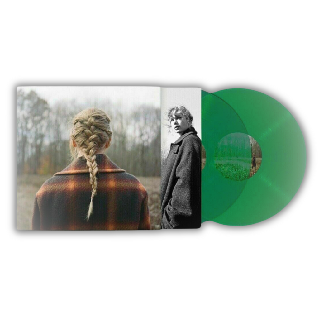 Taylor Swift - Folklore (X) (Beige Vinyl/2LP) & Taylor Swift - Evermore (Translucent Green Vinyl/2LP) & Fearless (Taylor's Version) (Gold Vinyl/3LP) & Speak Now (Taylor's Version) (Orchid Marbled Vinyl/3LP) & Tortured Poets Department (X) (Ghosted