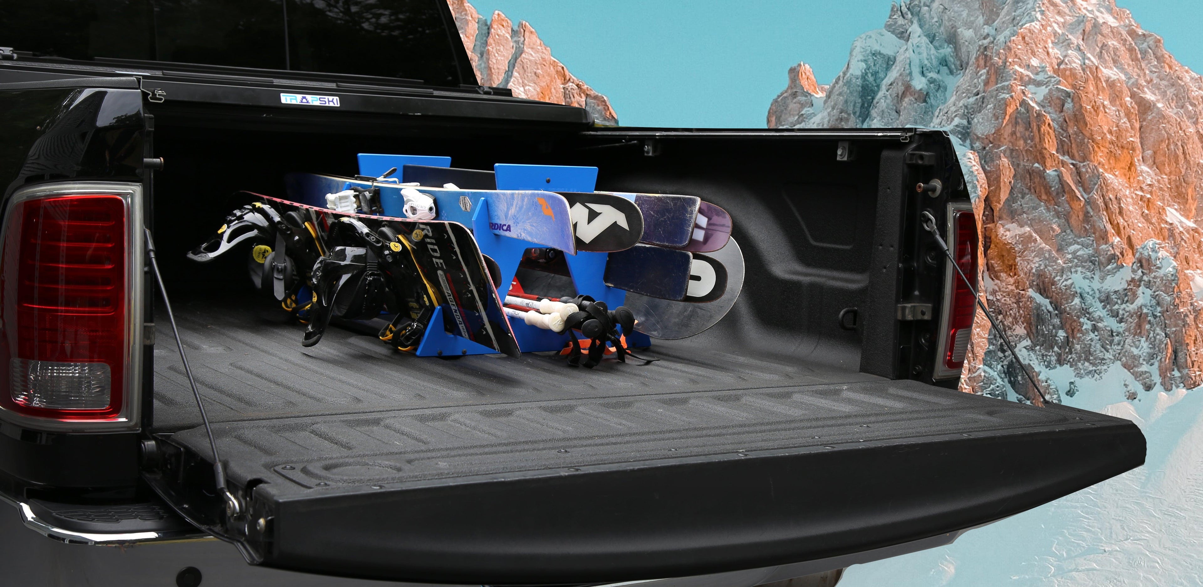 TRAPSKI SIX PACK Water Ski & Wakeboard Rack