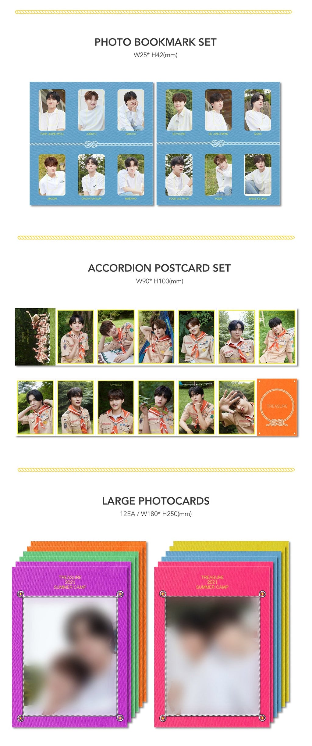 Treasure Official 2021 Summer Camp Package
