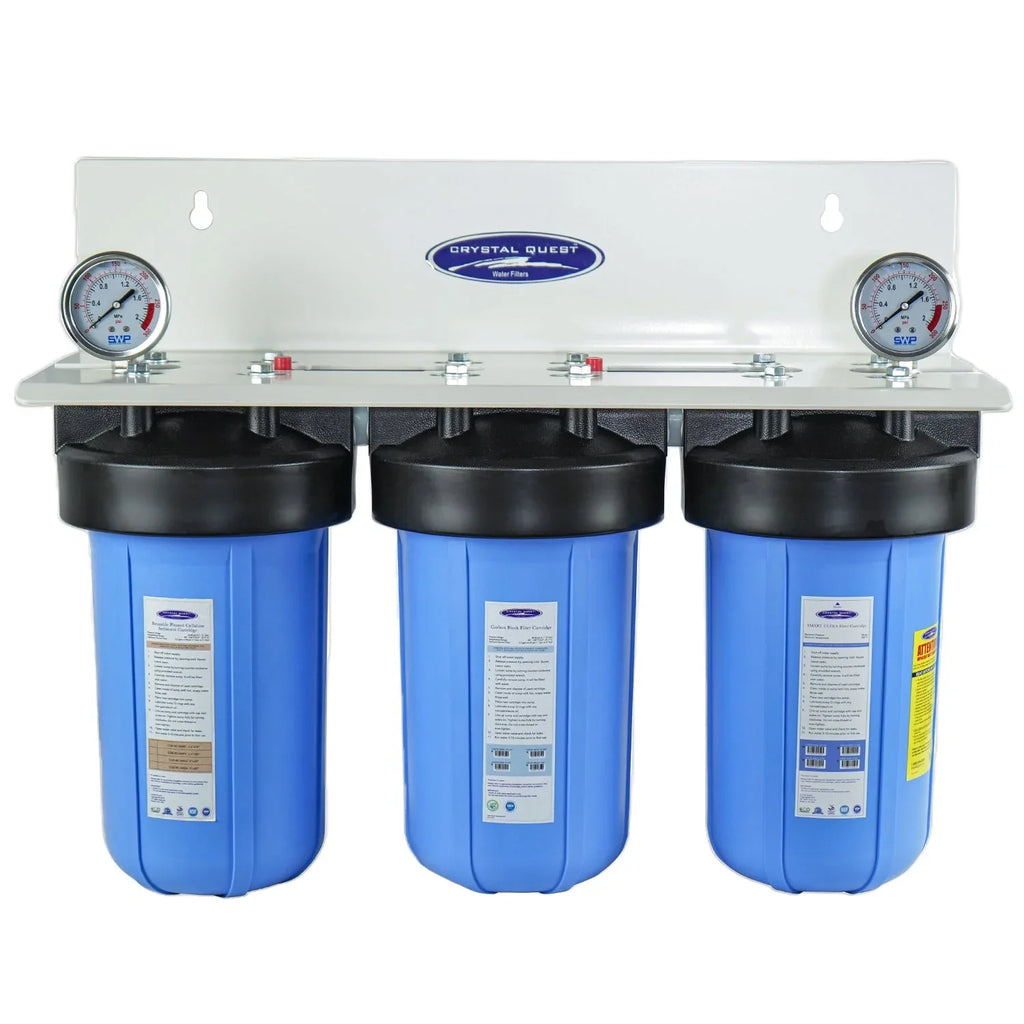 Compact Whole House Water Filter, SMART Series (3-6 GPM | 1-2 people)