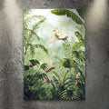 Tropical Rainforest Plants Canvas Wall Art - PhishStones Products