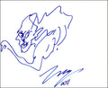 Troy Nixey Signed 8.5x11 Sketch - Video Proof