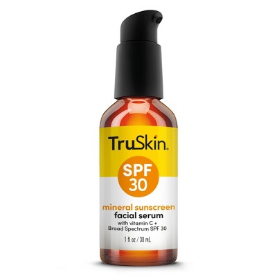 TruSkin Mineral Sunscreen Facial Serum with Vitamin C SPF 30 1 fl oz - New - PhishStones Products