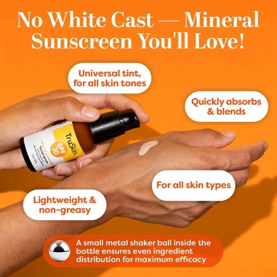 TruSkin Mineral Sunscreen Facial Serum with Vitamin C SPF 30 1 fl oz - New - PhishStones Products