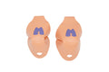 Moxi Beach Bunny Twinkle Toe Caps - Peach Blanket