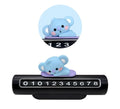 BT21 Baby Vehicle Parking Number Plate Figure