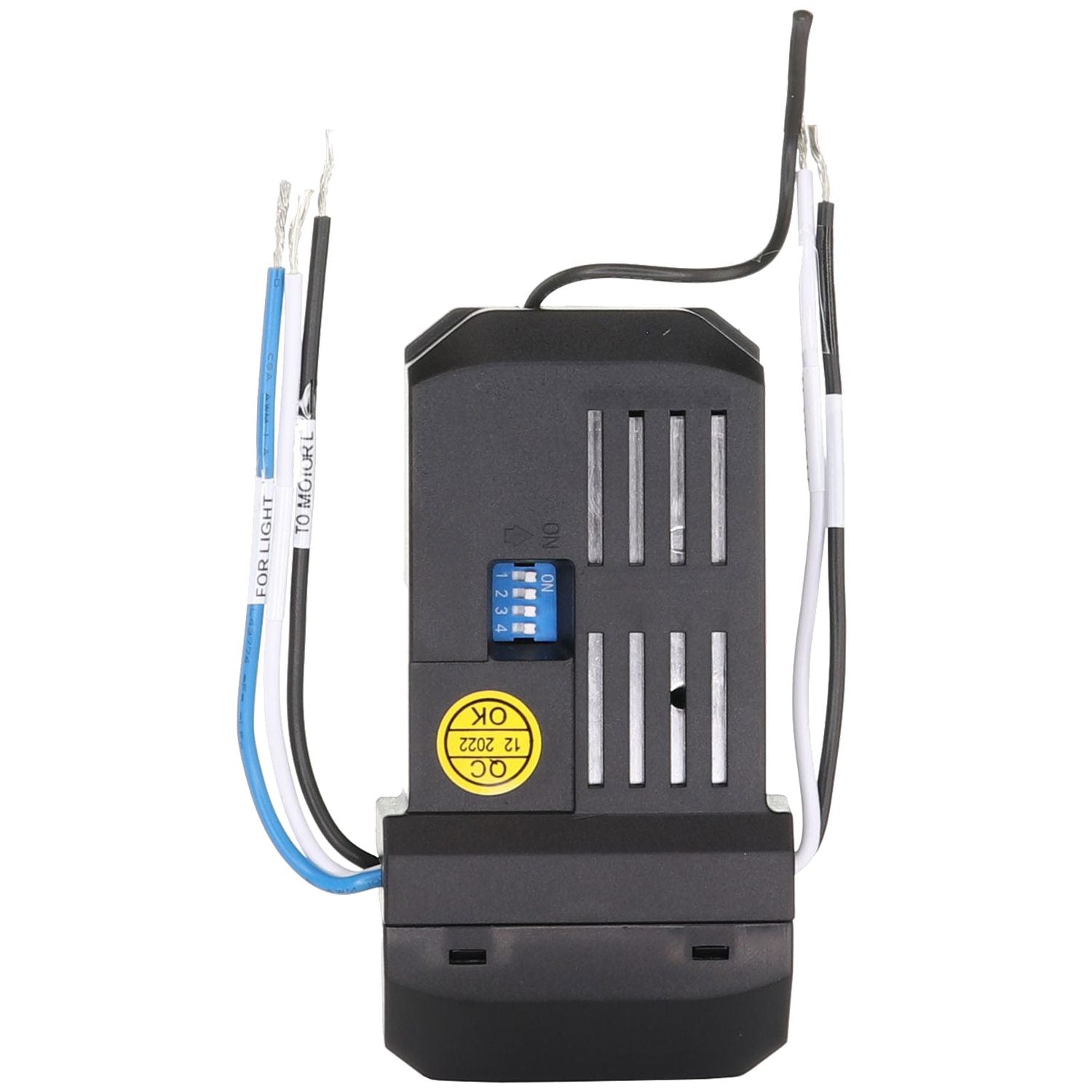 Anderic 3-speed Universal Ceiling Fan Remote Control Kit with Wall Switch Remote, Handheld Remote, and Receiver | UC9051T-Wired, UC7067FMRX, RR7079T