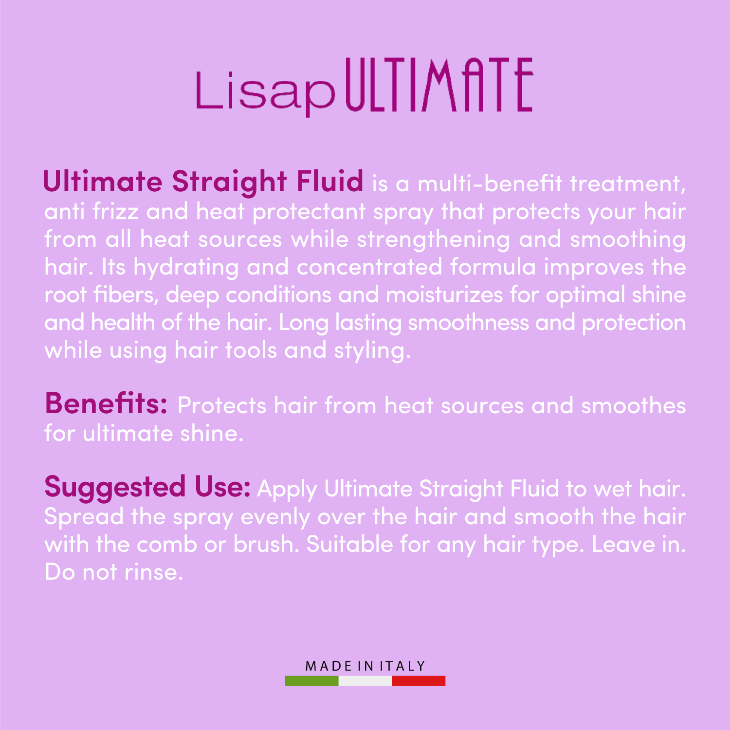 Ultimate Straight Fluid – Heat and Humidity Protective Spray - PhishStones Products