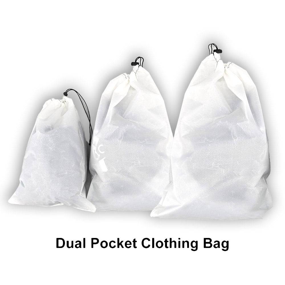 Ultralight Dual Pocket Clothing Stuff Sack Organizer
