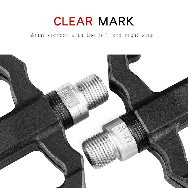 Ultralight Flat Pedals Nylon Bicycle Pedal Mountain Bike Platform Pedals 3 Sealed Bearings Cycling Pedals For Bicycle Mountain Bike Pedals Pedals Bicycle Flat Pedals Bearing Lightweight Platform For Road Mountain Bike