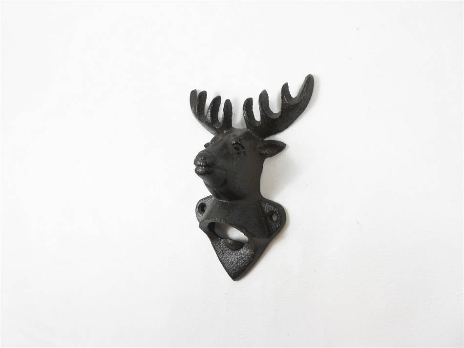 Cast Iron Deer Bottle Opener 6""