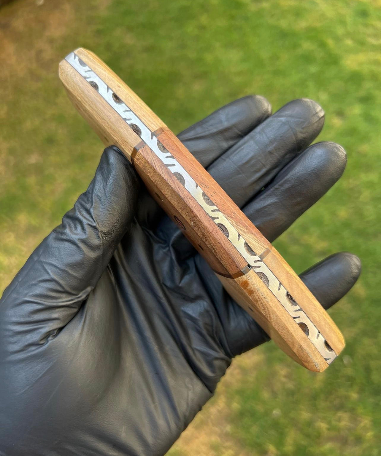 Unique Custom Made J2 Steel Ulu Knife - PhishStones Products