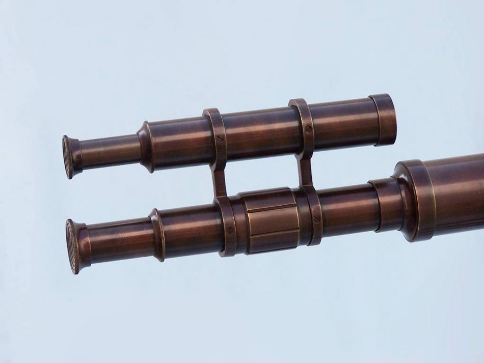 Floor Standing Bronzed Griffith Astro Telescope 65""