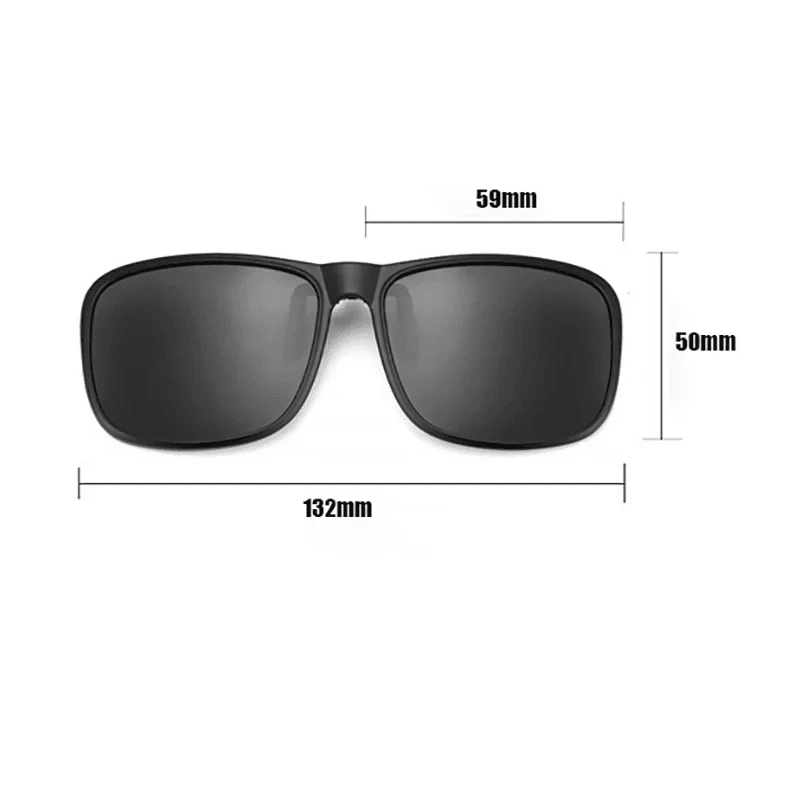Unisex Clip - On Polarized Sunglasses – UV Protection - PhishStones Products